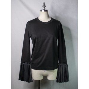 Comme Des Garçons Noir Kei Ninomiya Black Ruffle Long sleeve Made in Japan